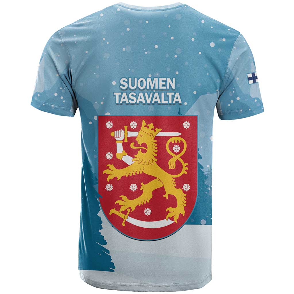 Finland Independence Day T-Shirt Suomen Itsenaistyminen Mix Brown Bear Graphic Tee