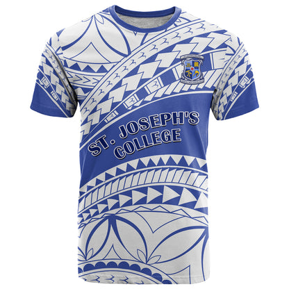 Personalised Samoa St Josephs College T-Shirt Marist Brothers Samoan Pattern Graphic Tee