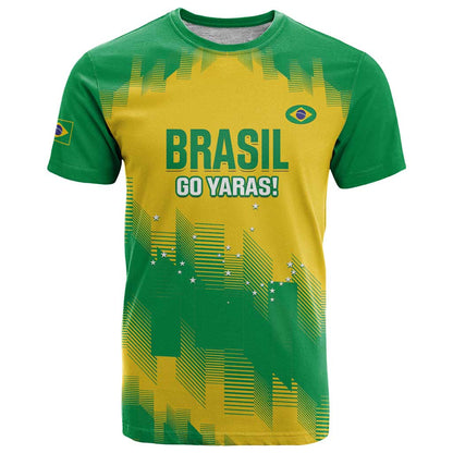 Custom Brasil Rugby 2025 T-Shirt Go Champions Yaras Graphic Tee