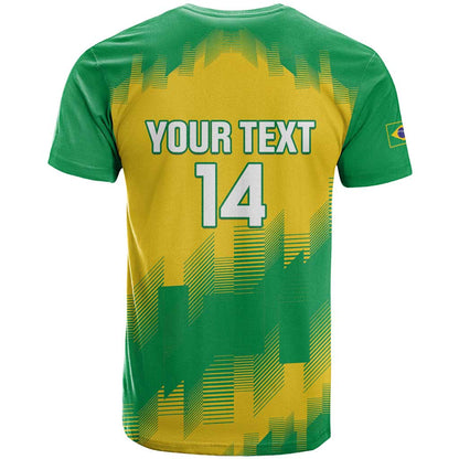 Custom Brasil Rugby 2025 T-Shirt Go Champions Yaras Graphic Tee