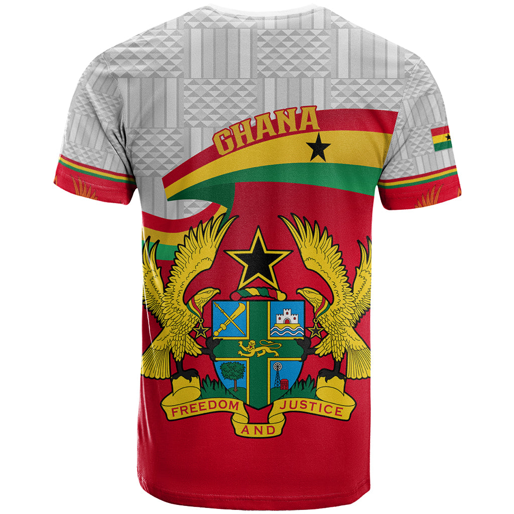 Ghana Independence Day T-Shirt Gana Map Happy 67 Years Anniversary Graphic Tee