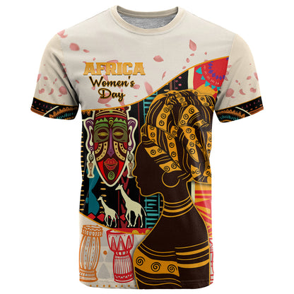 Africa International Women Day T-Shirt African Pattern Graphic Tee