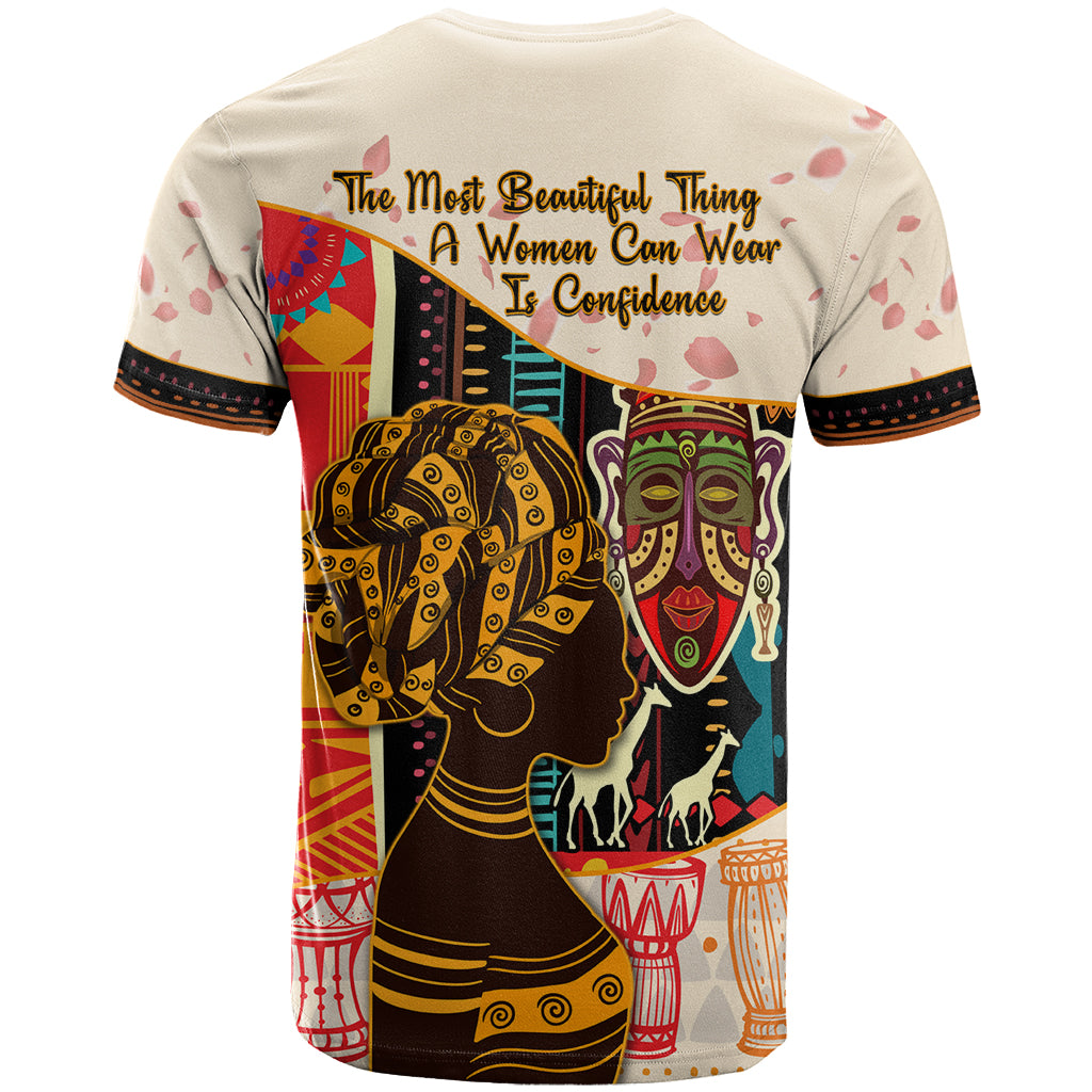Africa International Women Day T-Shirt African Pattern Graphic Tee