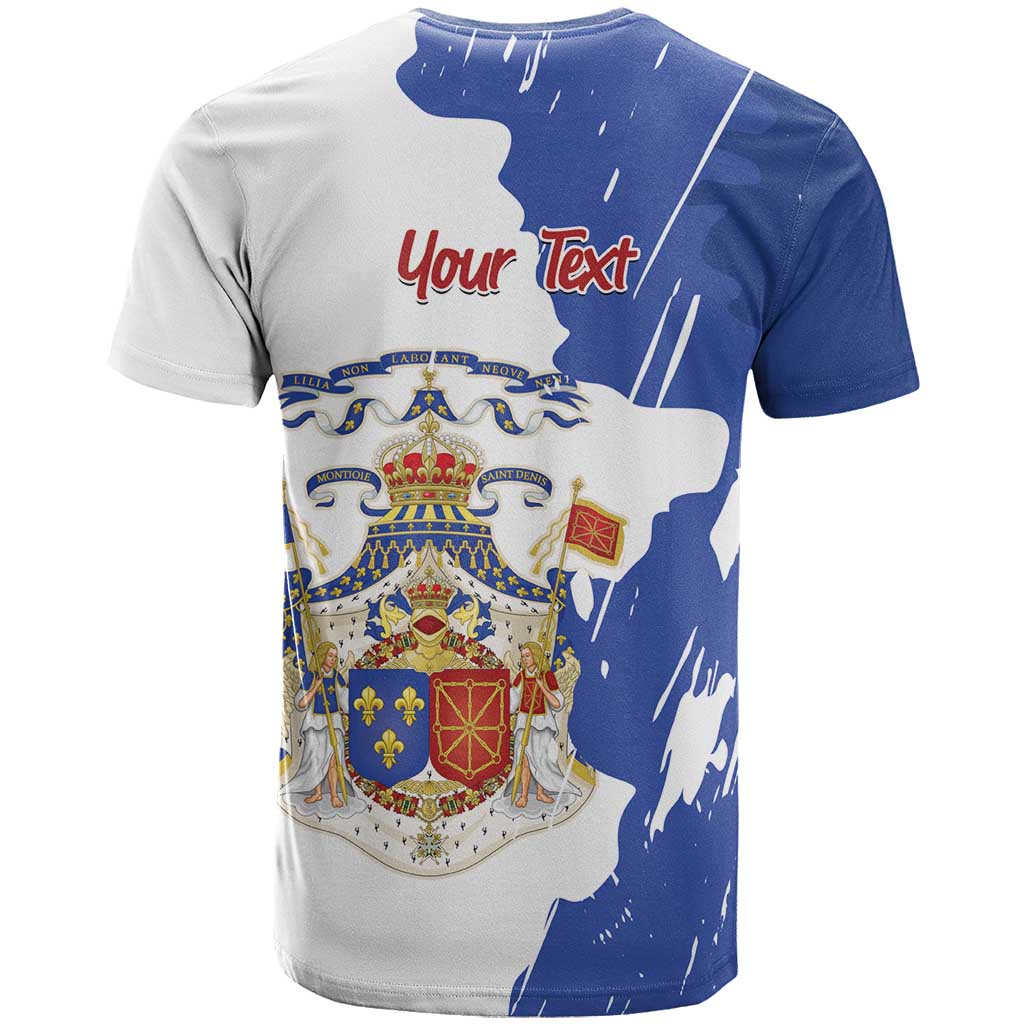 Personalised Saint-Domingue T-Shirt Coat Of Arms Grunge Style Graphic Tee