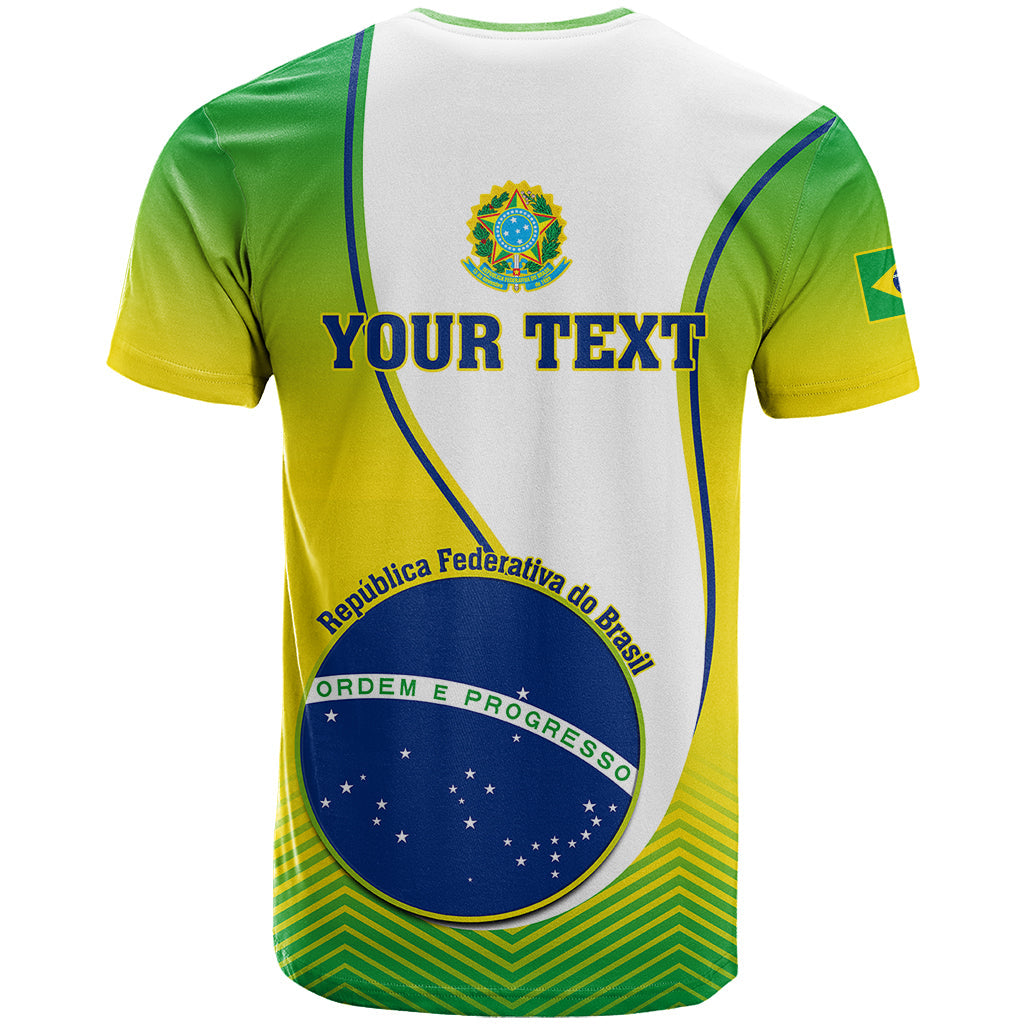 Custom Brazil T-Shirt Sete de Setembro Happy Independence Day Graphic Tee