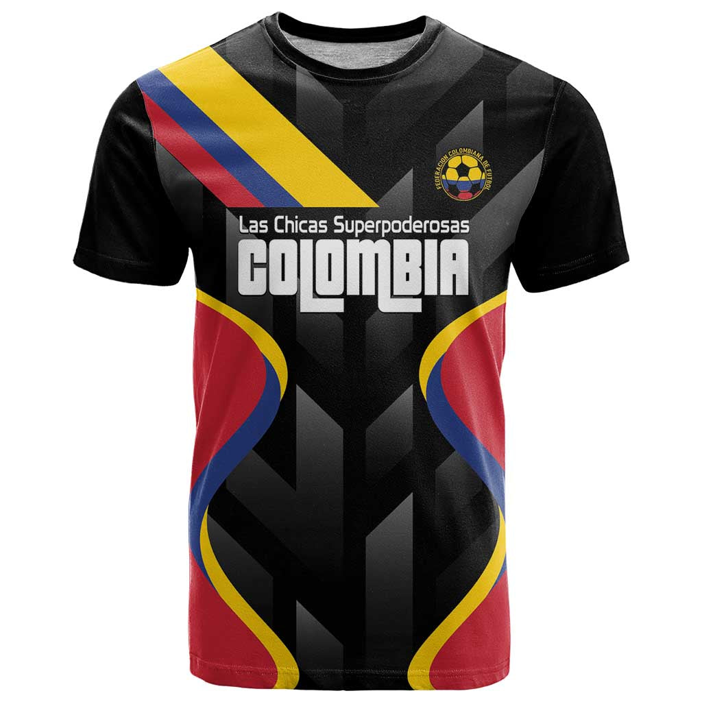Custom Colombia Football T-Shirt Vamos Las Chicas Superpoderosas Graphic Tee