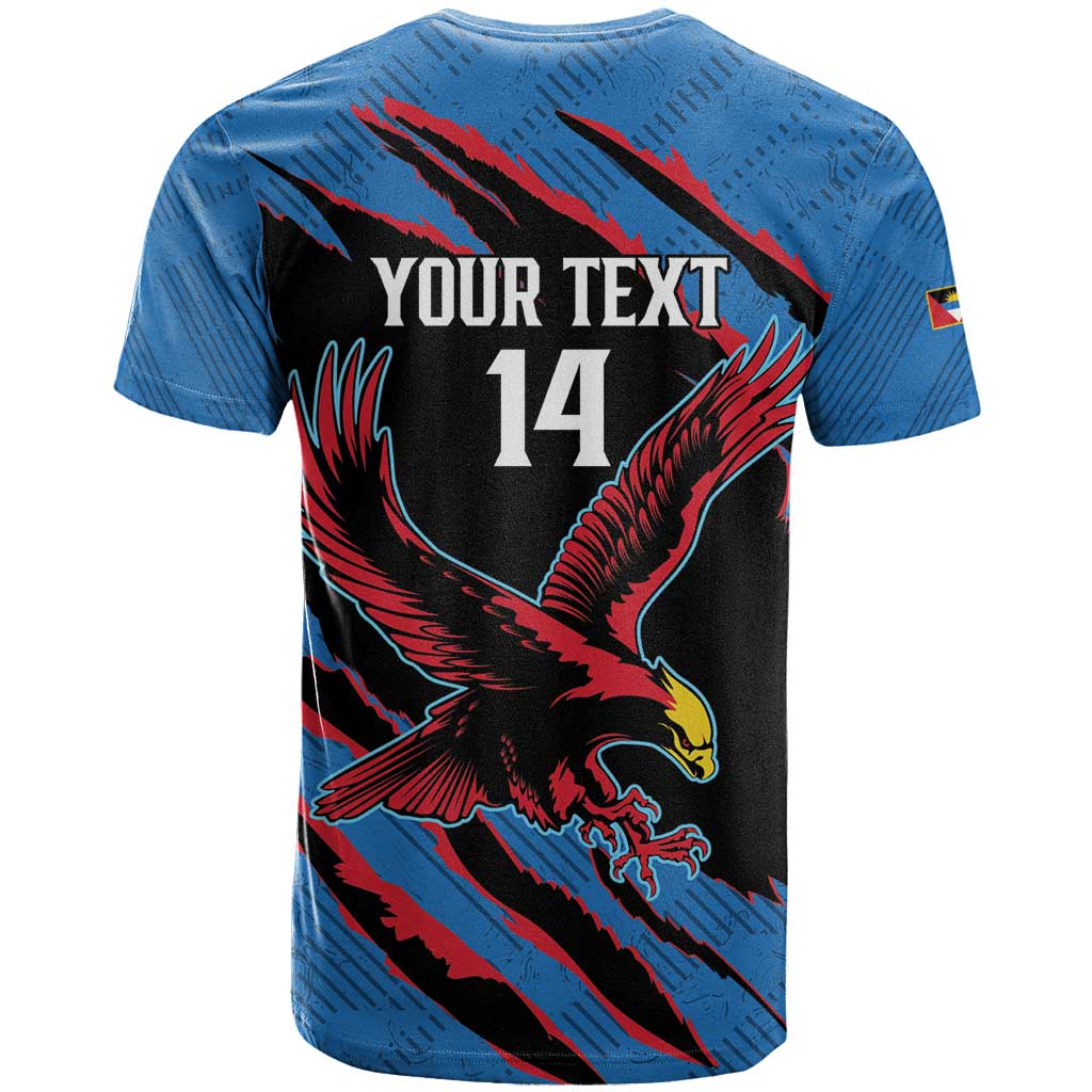 Custom Antigua and Barbuda Cricket T-Shirt Go Champions Falcons Graphic Tee