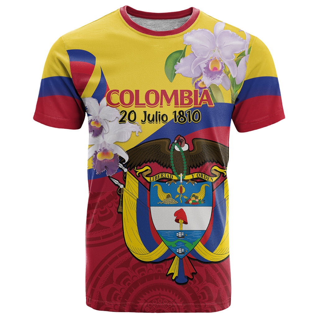 Colombia Independence Day T-Shirt Feliz Dia de la Independencia Graphic Tee
