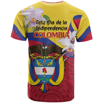 Colombia Independence Day T-Shirt Feliz Dia de la Independencia Graphic Tee