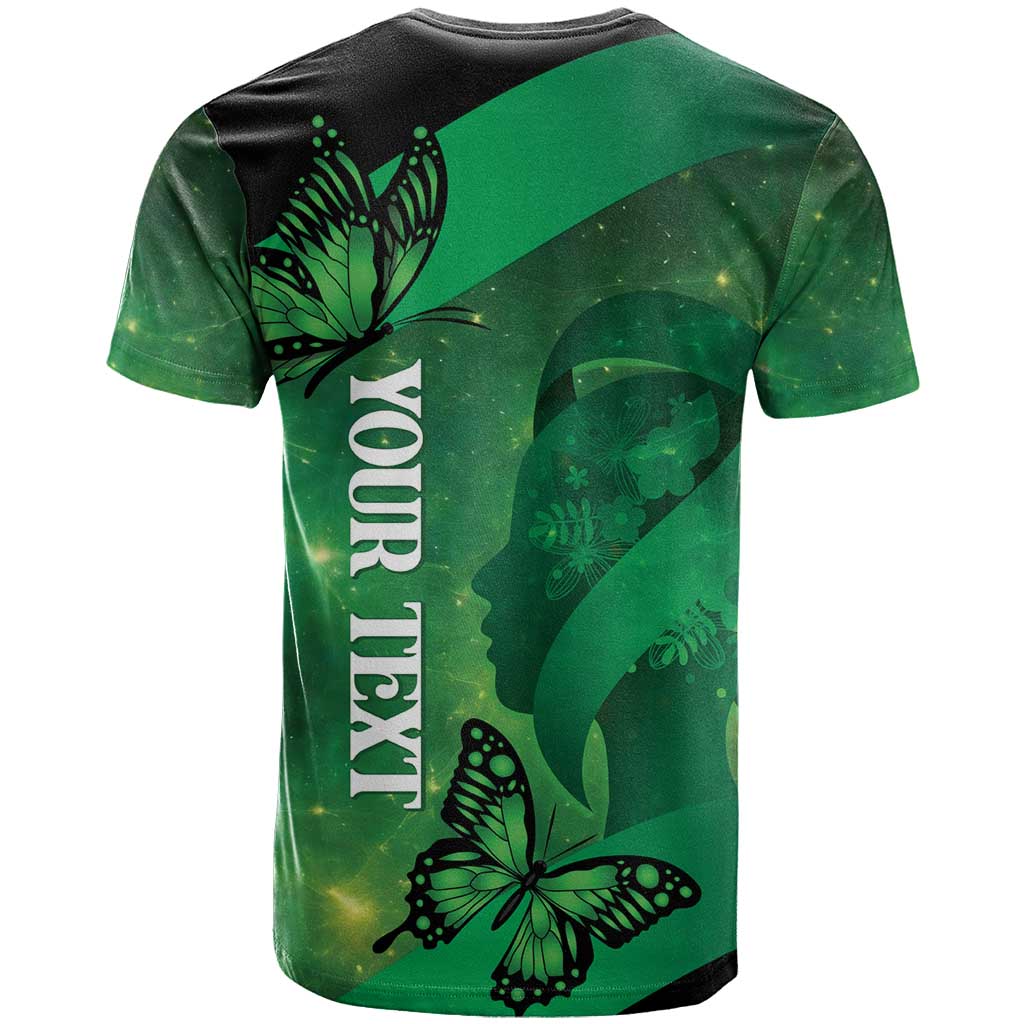 Personalised World Mental Health Awareness Month T-Shirt Warriors Brave Strong Galaxy Vibes Graphic Tee