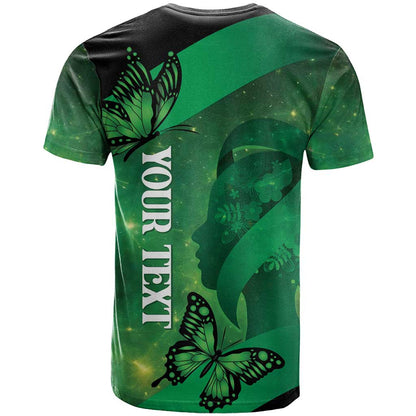 Personalised World Mental Health Awareness Month T-Shirt Warriors Brave Strong Galaxy Vibes Graphic Tee