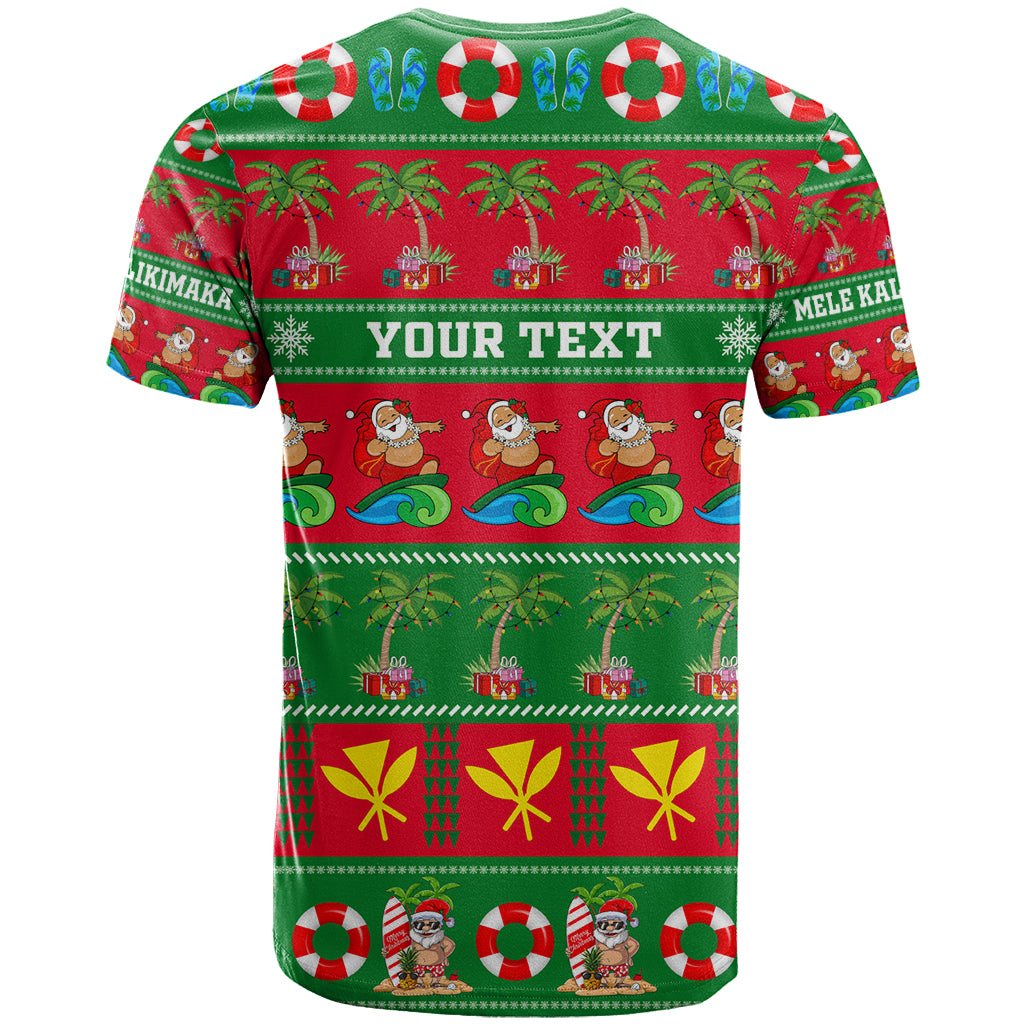 Personalised Hawaii Christmas T-Shirt Mele Kalikimaka Graphic Tee
