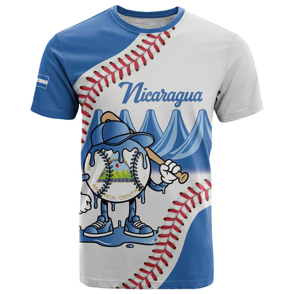 Nicaragua 2026 Baseball Personalized T-Shirt Go Champions Drip Style Graphic Tee