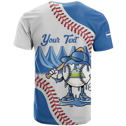 Nicaragua 2026 Baseball Personalized T-Shirt Go Champions Drip Style Graphic Tee