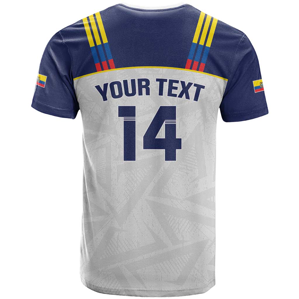 Custom Ecuador Football T-Shirt La Tri Go Champions Condor Style Graphic Tee