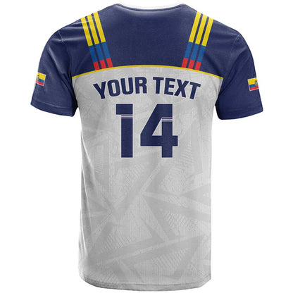 Custom Ecuador Football T-Shirt La Tri Go Champions Condor Style Graphic Tee