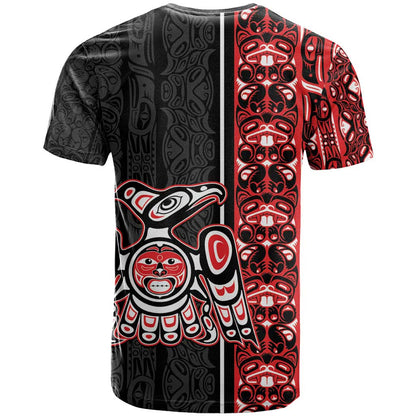 Canada Indigenous Peoples' Day T-Shirt Canadian Raven Haida Pattern Graphic Tee