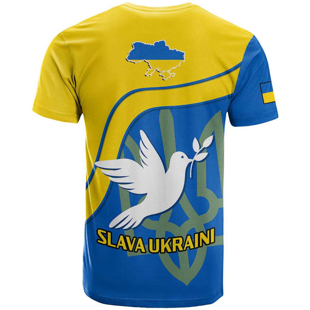 Ukraine T-Shirt Slava Ukraini Sporty Version Graphic Tee