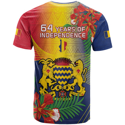 Chad Independence Day T-Shirt Happy 64 Years Of Independence Graphic Tee