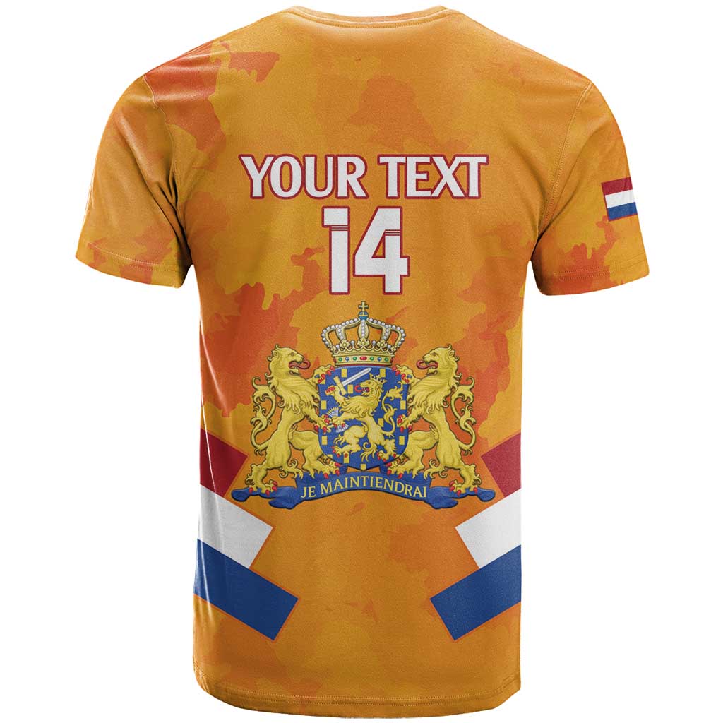 Custom Netherlands Rugby T-Shirt 2024 Go Champions Nederland Graphic Tee