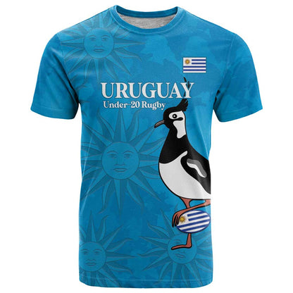 Custom Uruguay Rugby T-Shirt 2024 Go Champions Southern Lapwing Graphic Tee