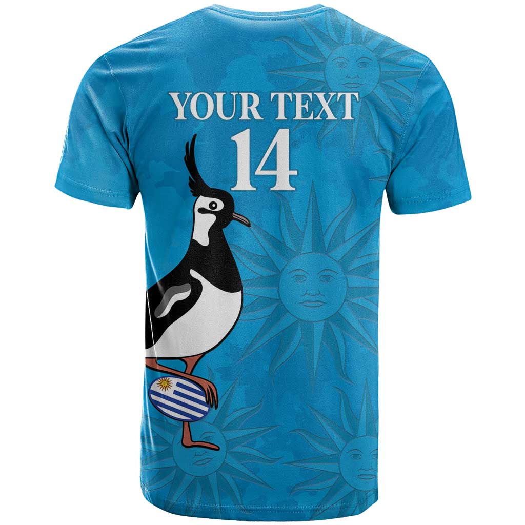 Custom Uruguay Rugby T-Shirt 2024 Go Champions Southern Lapwing Graphic Tee