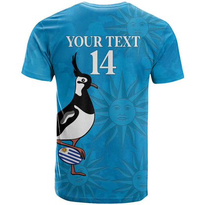 Custom Uruguay Rugby T-Shirt 2024 Go Champions Southern Lapwing Graphic Tee