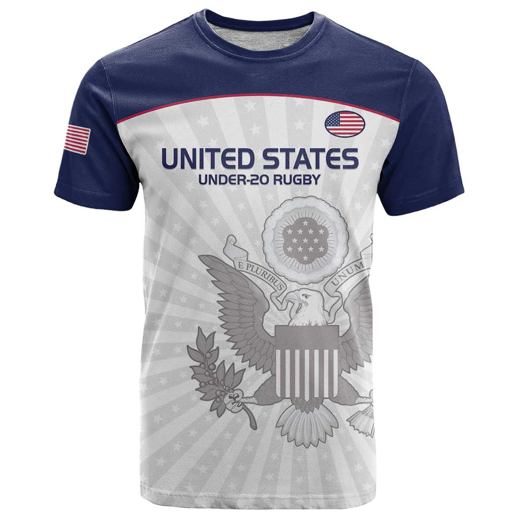 Custom United States Rugby T-Shirt 2024 Go Champions Eagles Graphic Tee