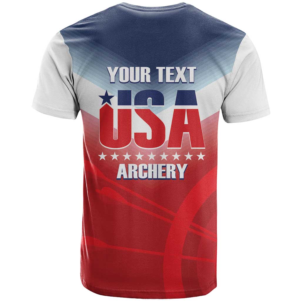 Personalized United States Archery T-Shirt USA 2025 Sporty Style Graphic Tee