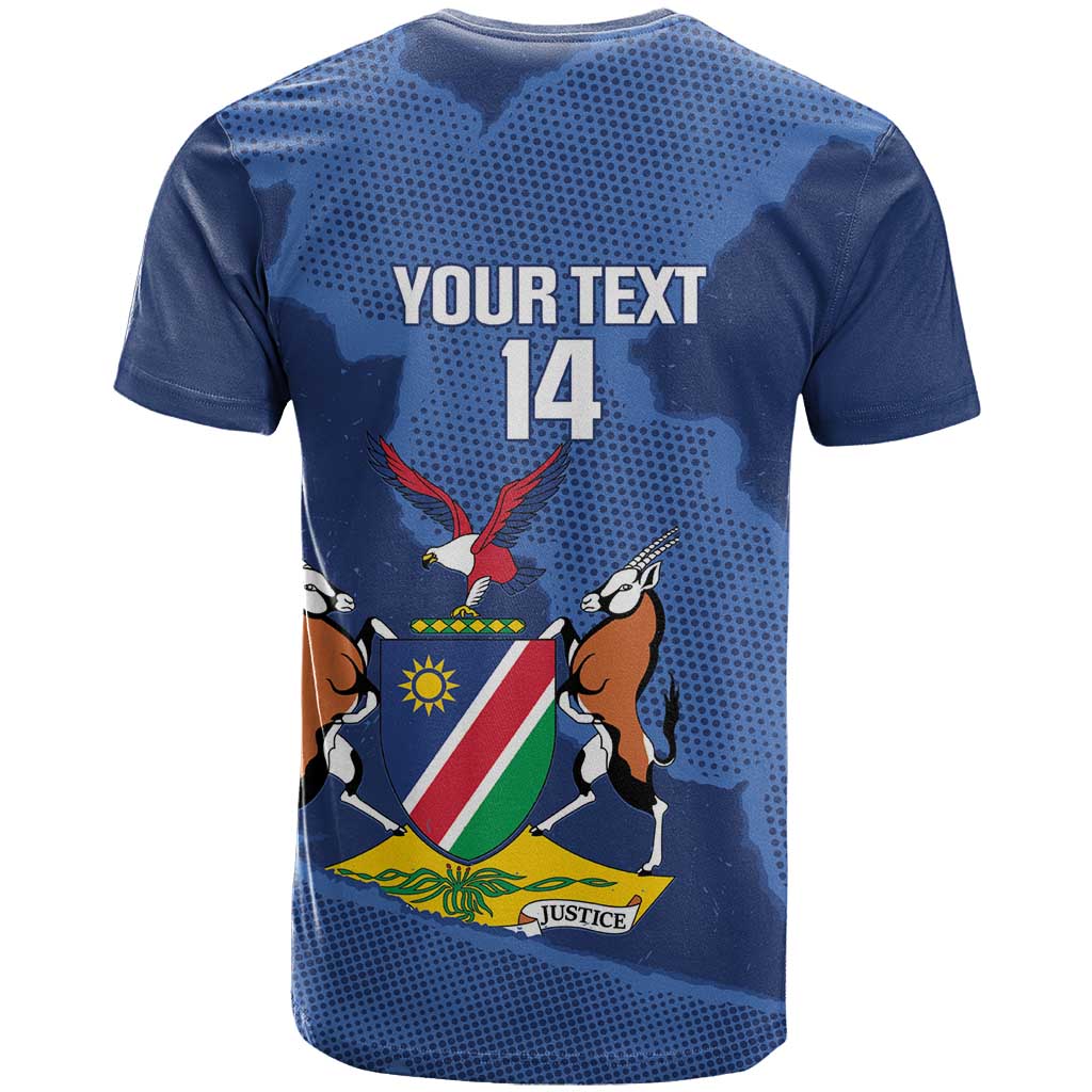 Custom Namibia Cricket T-Shirt Go Eagles Est 1992 Graphic Tee