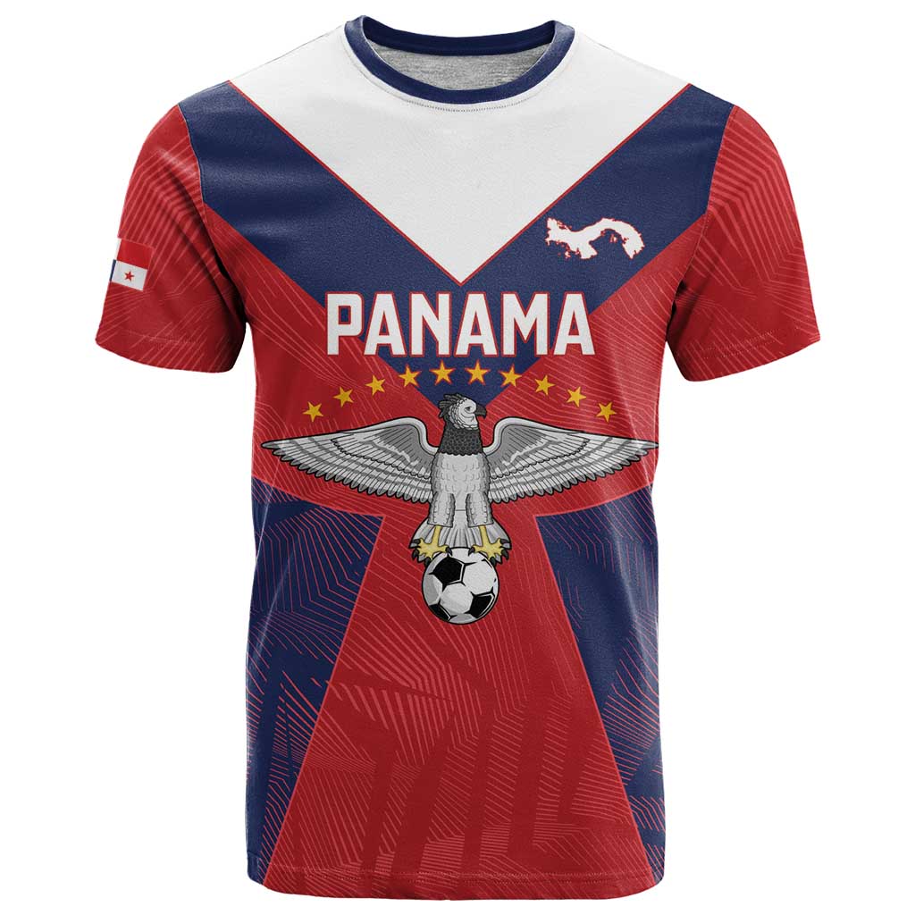 Custom Panama Football T-Shirt Los Canaleros Harpy Eagle Graphic Tee