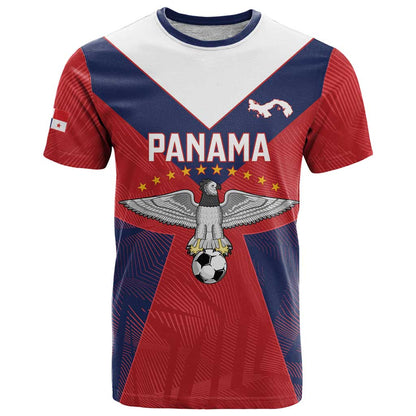 Custom Panama Football T-Shirt Los Canaleros Harpy Eagle Graphic Tee