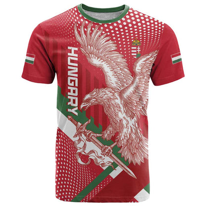 Custom Hungary Football T-Shirt Come On Magyarok Graphic Tee