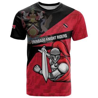Custom Trinidad and Tobago Cricket Knight Riders T-Shirt Go Trinbago Graphic Tee