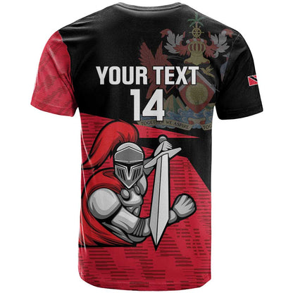Custom Trinidad and Tobago Cricket Knight Riders T-Shirt Go Trinbago Graphic Tee