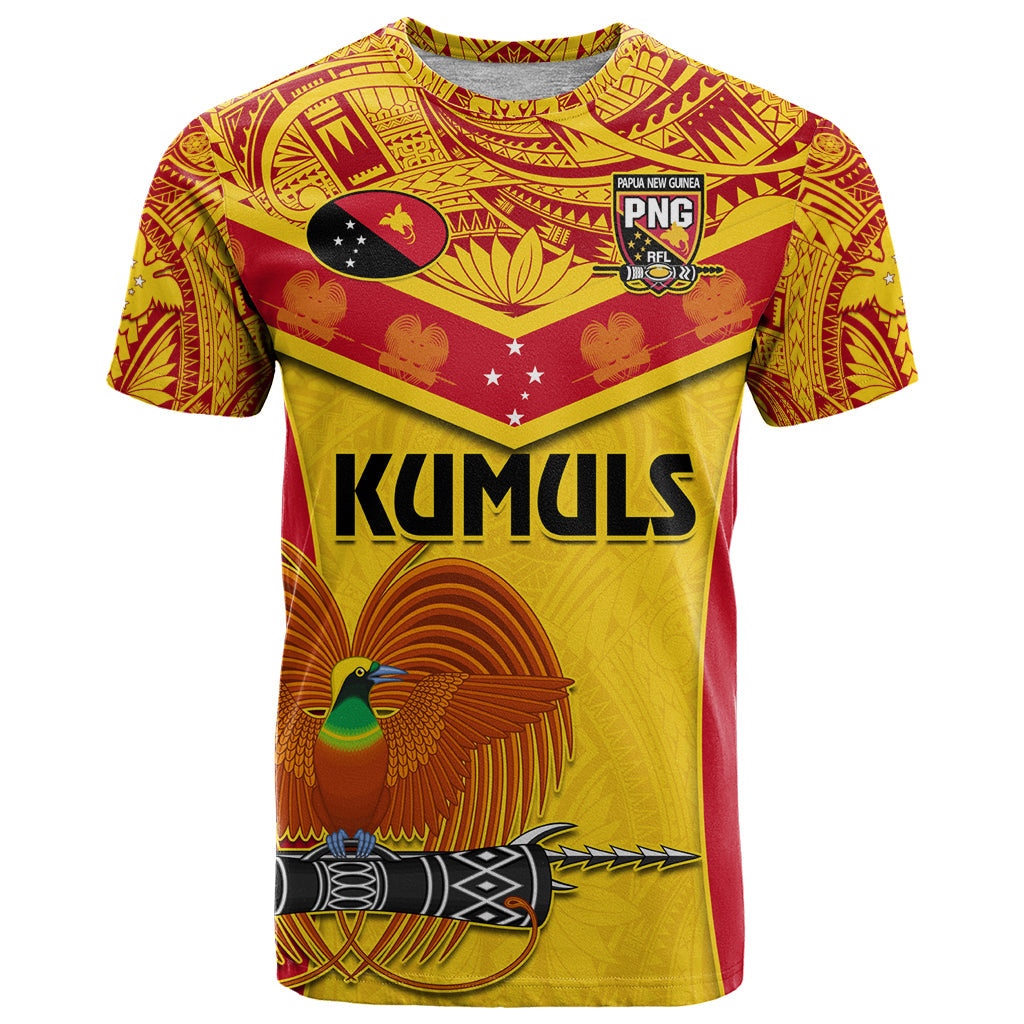 Custom Papua New Guinea Rugby T-Shirt Go Kumuls Pacific Dynamic Style Graphic Tee