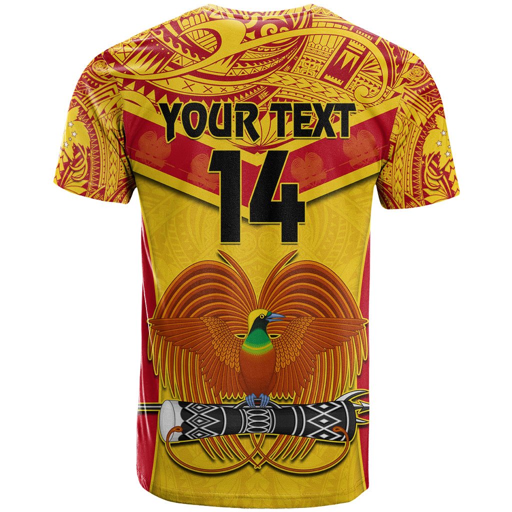 Custom Papua New Guinea Rugby T-Shirt Go Kumuls Pacific Dynamic Style Graphic Tee