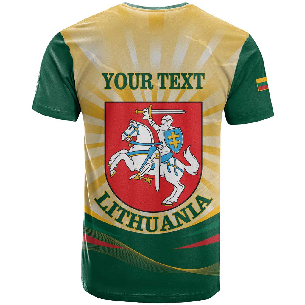 Personalised Lithuania Independence Day T-Shirt Coat Of Arms Proud Graphic Tee