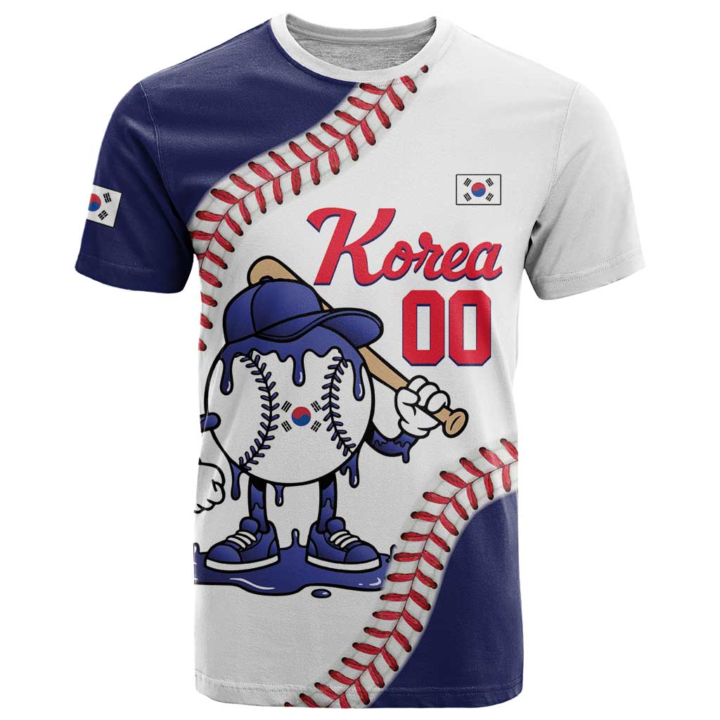 South Korea 2026 Baseball Custom T-Shirt Go Champions Drip Style Graphic Tee