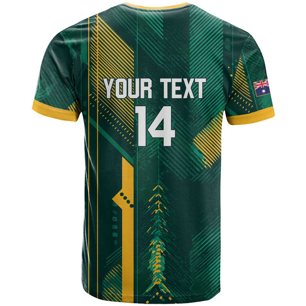 Australia Socceroos 2026 Custom T-Shirt Go Aussie Kangaroo National Color Graphic Tee