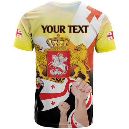 Personalised Georgia T-Shirt Happy 106 Years Of Independence Graphic Tee