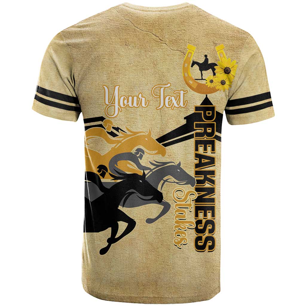Personalized Preakness Horse Racing T-Shirt 150th Anniversary Run For The Black-Eyed Susans Graphic Tee