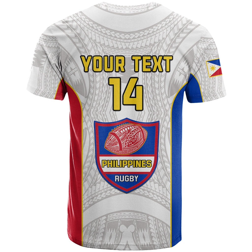 Personalised Philippines Rugby T-Shirt Pacific Pilipinas Go Tamaraws Graphic Tee