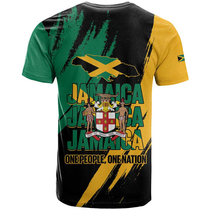 Jamaica Independence Day T-Shirt One People One Nation Graphic Tee