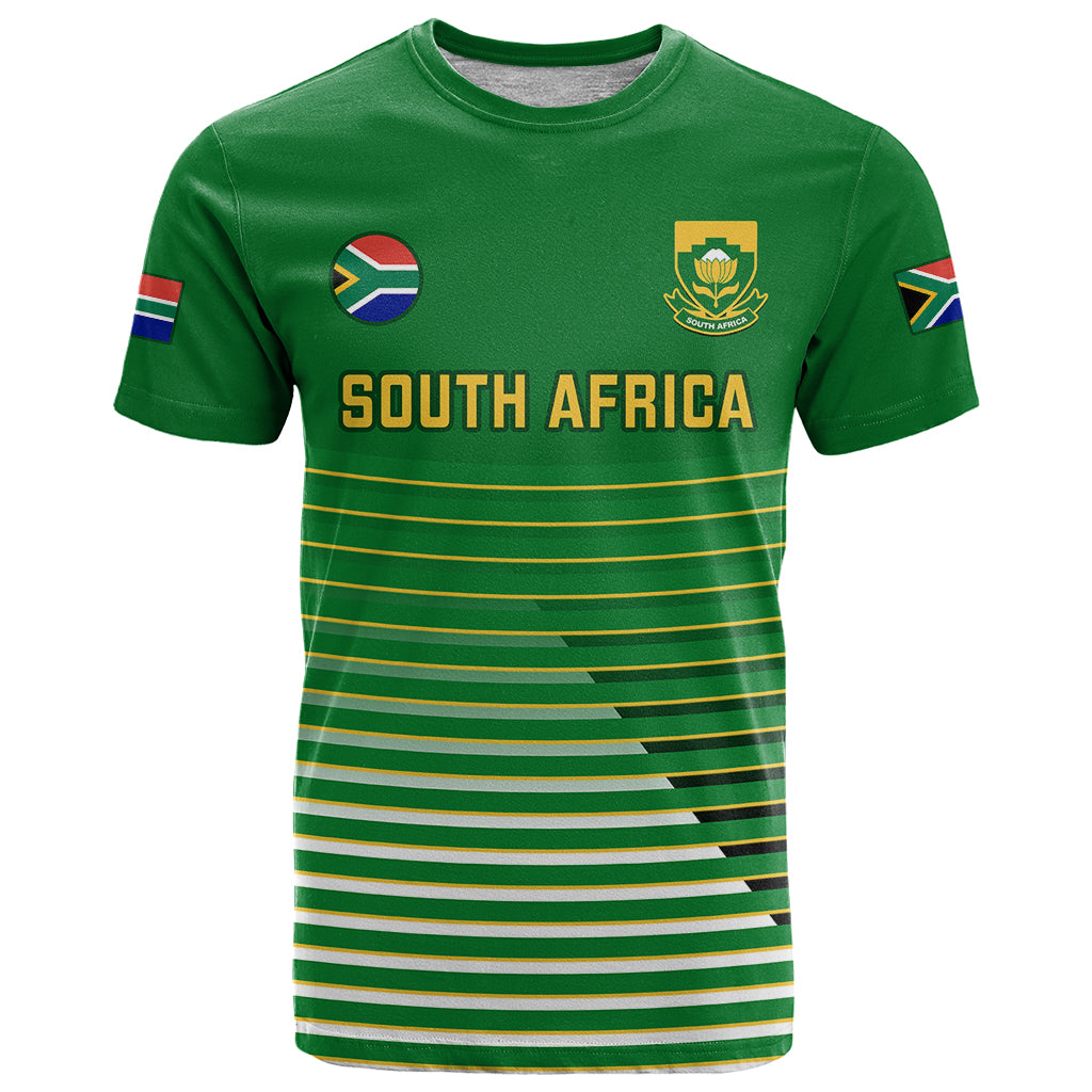 South Africa Soccer T-Shirt World Cup Go Banyana Banyana Green Graphic Tee