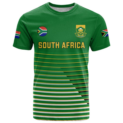 Custom South Africa Soccer T-Shirt World Cup Go Banyana Banyana Green Graphic Tee