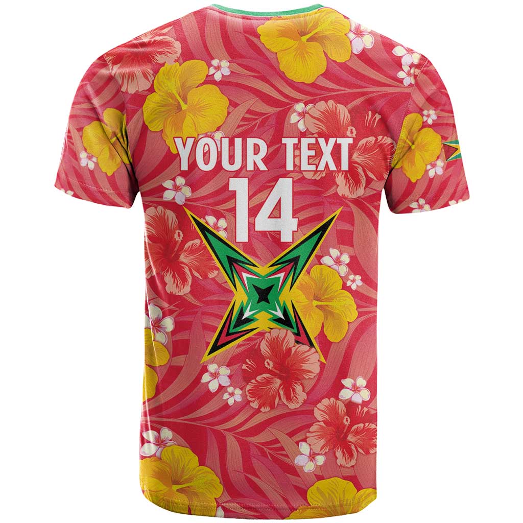 Custom Guyana Cricket T-Shirt 2025 Go Amazon Warriors Tropical Style Graphic Tee