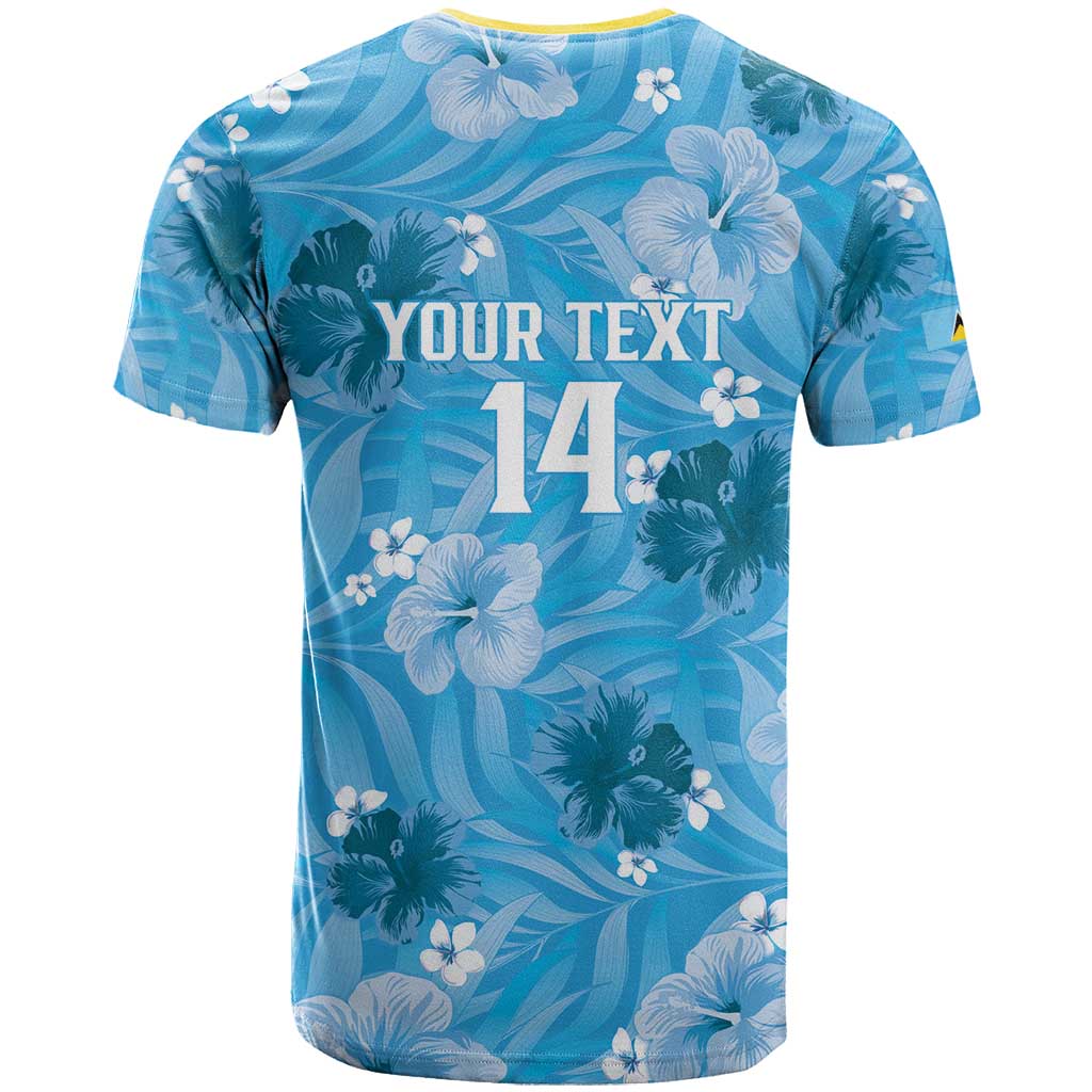 Custom Saint Lucia Kings Cricket T-Shirt 2025 Go Beinspired Tropical Style Graphic Tee
