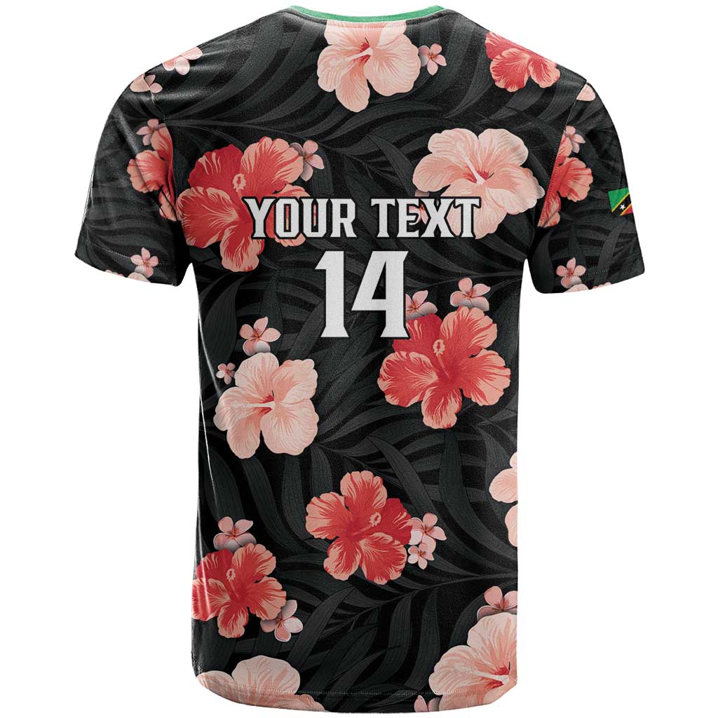 Custom Saint Kitts and Nevis Cricket T-Shirt 2025 Go Patriots Tropical Style Graphic Tee