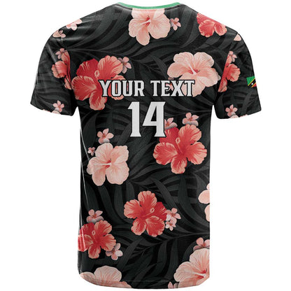 Custom Saint Kitts and Nevis Cricket T-Shirt 2025 Go Patriots Tropical Style Graphic Tee